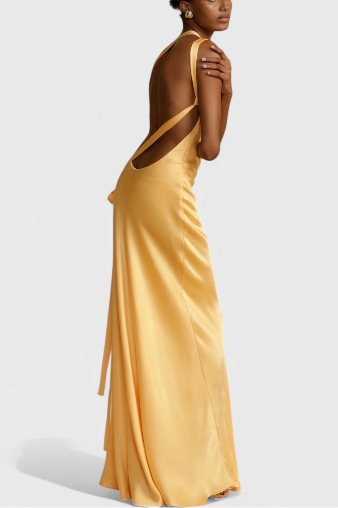 Lucia | Vestido con Tirantes y Espalda descubierta