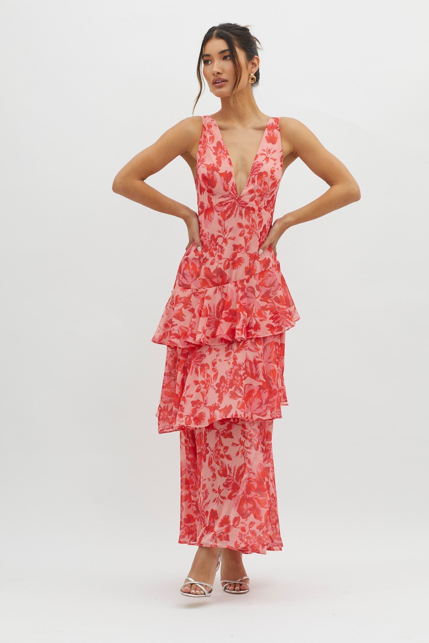 Faye™ | Vestido Midi Bloom Shift