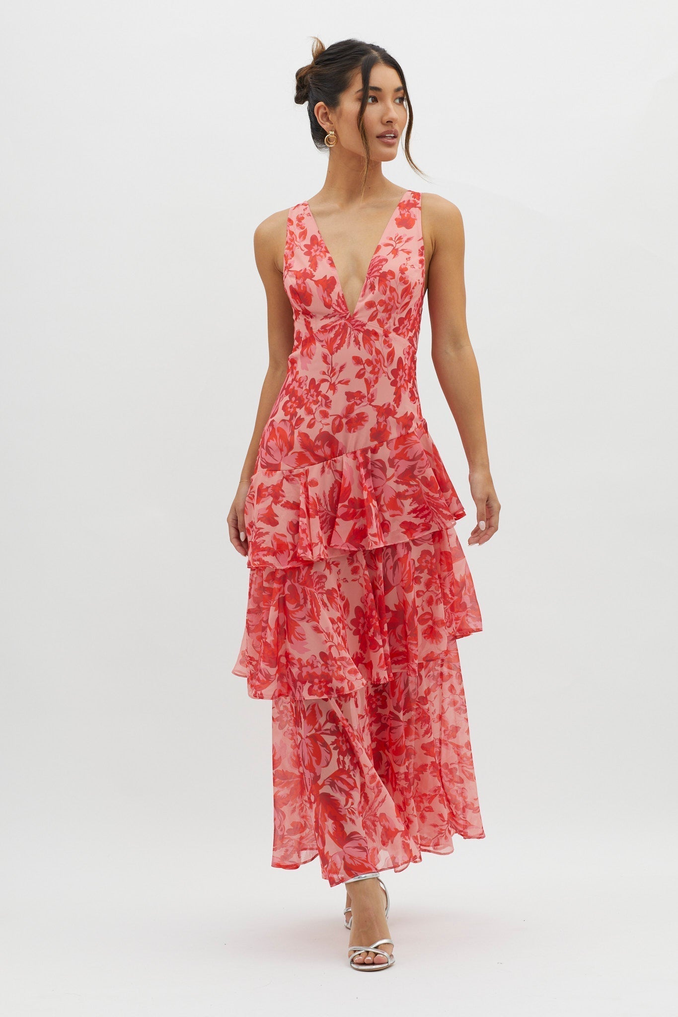 Faye™ | Vestido Midi Bloom Shift
