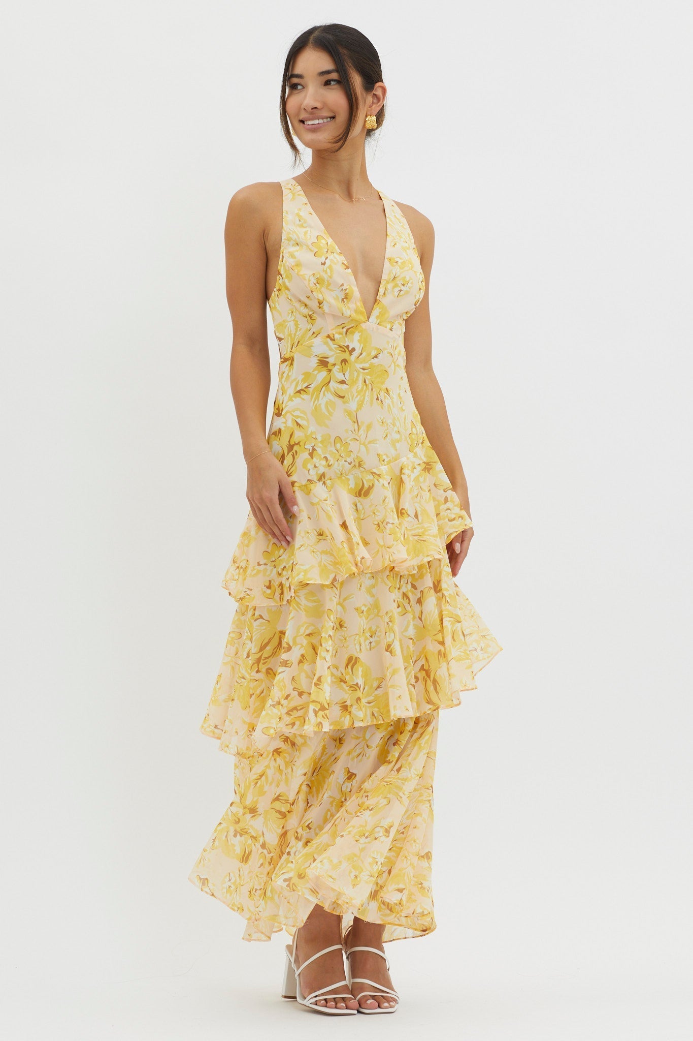 Faye™ | Vestido Midi Bloom Shift