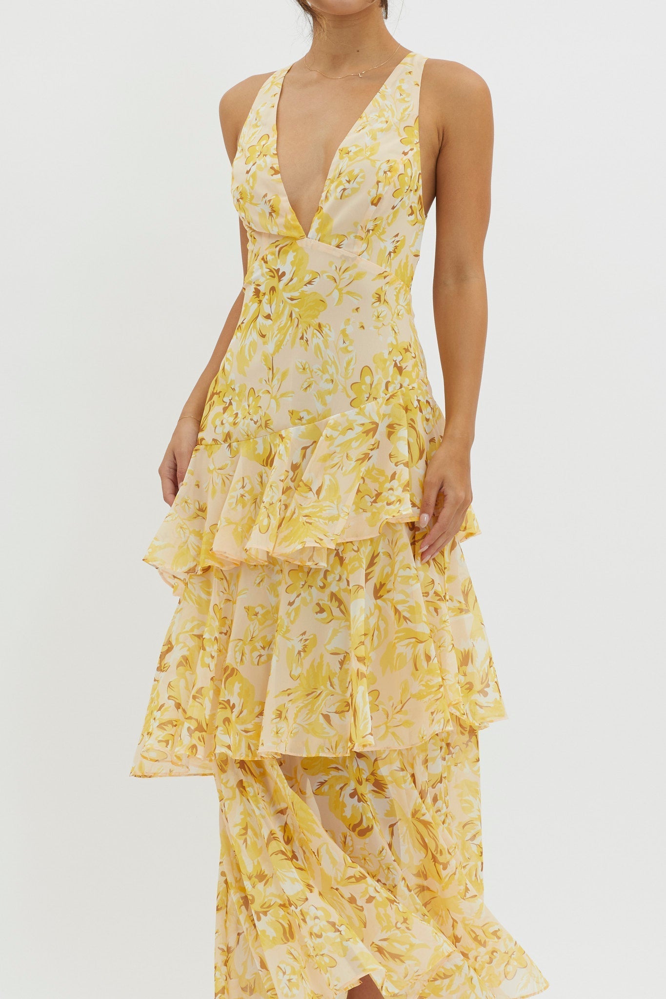 Faye™ | Vestido Midi Bloom Shift
