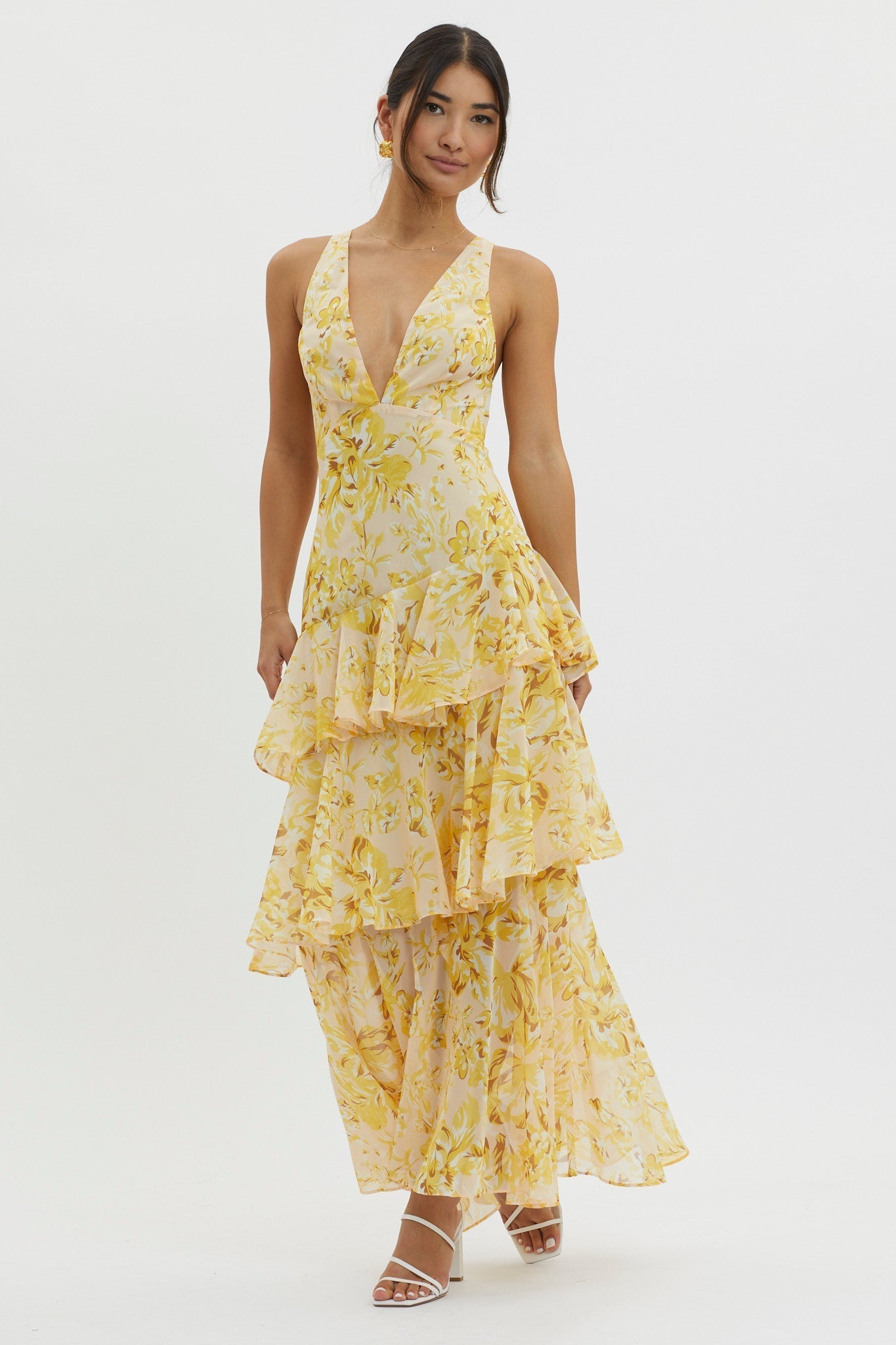 Faye™ | Vestido Midi Bloom Shift