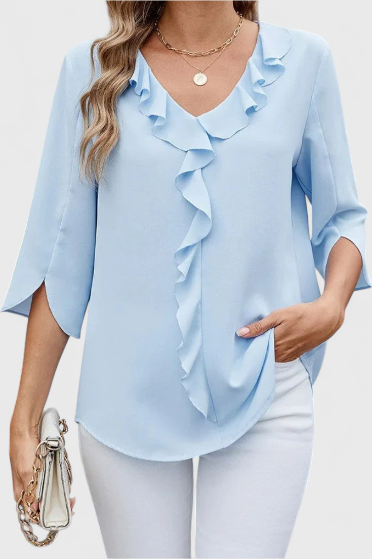 Rebeca | Blusa Casual con Corte y Estilo Sofisticado