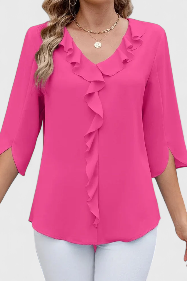 Rebeca | Blusa Casual con Corte y Estilo Sofisticado