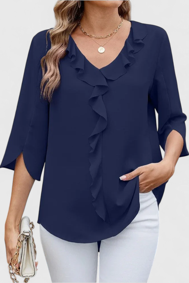 Rebeca | Blusa Casual con Corte y Estilo Sofisticado