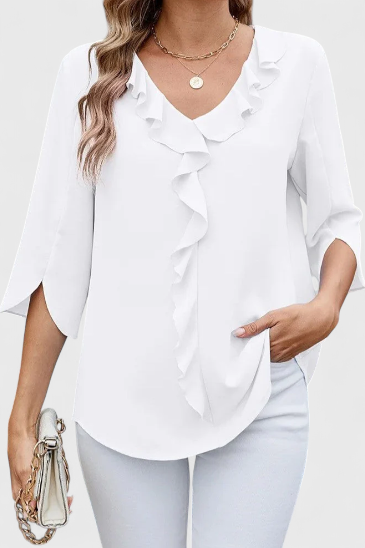 Rebeca | Blusa Casual con Corte y Estilo Sofisticado