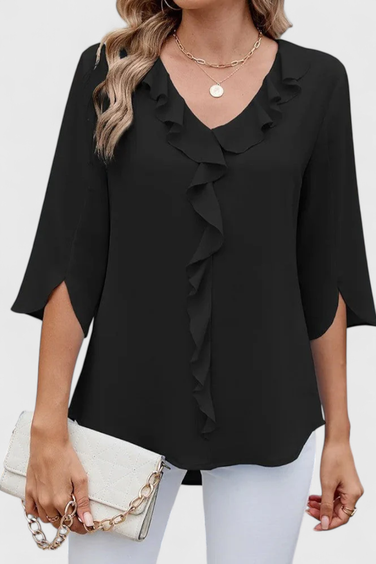 Rebeca | Blusa Casual con Corte y Estilo Sofisticado