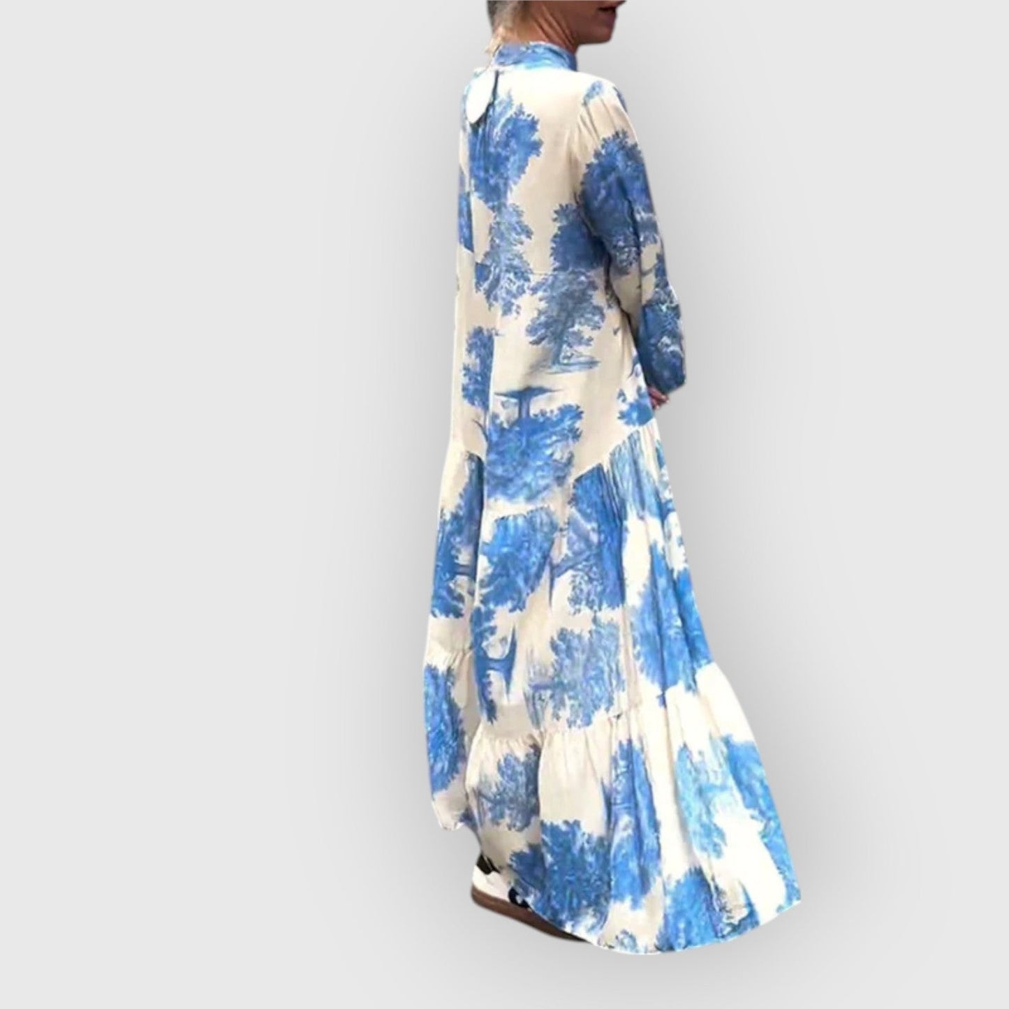 Mirone™ | Vestido largo con estampado floral