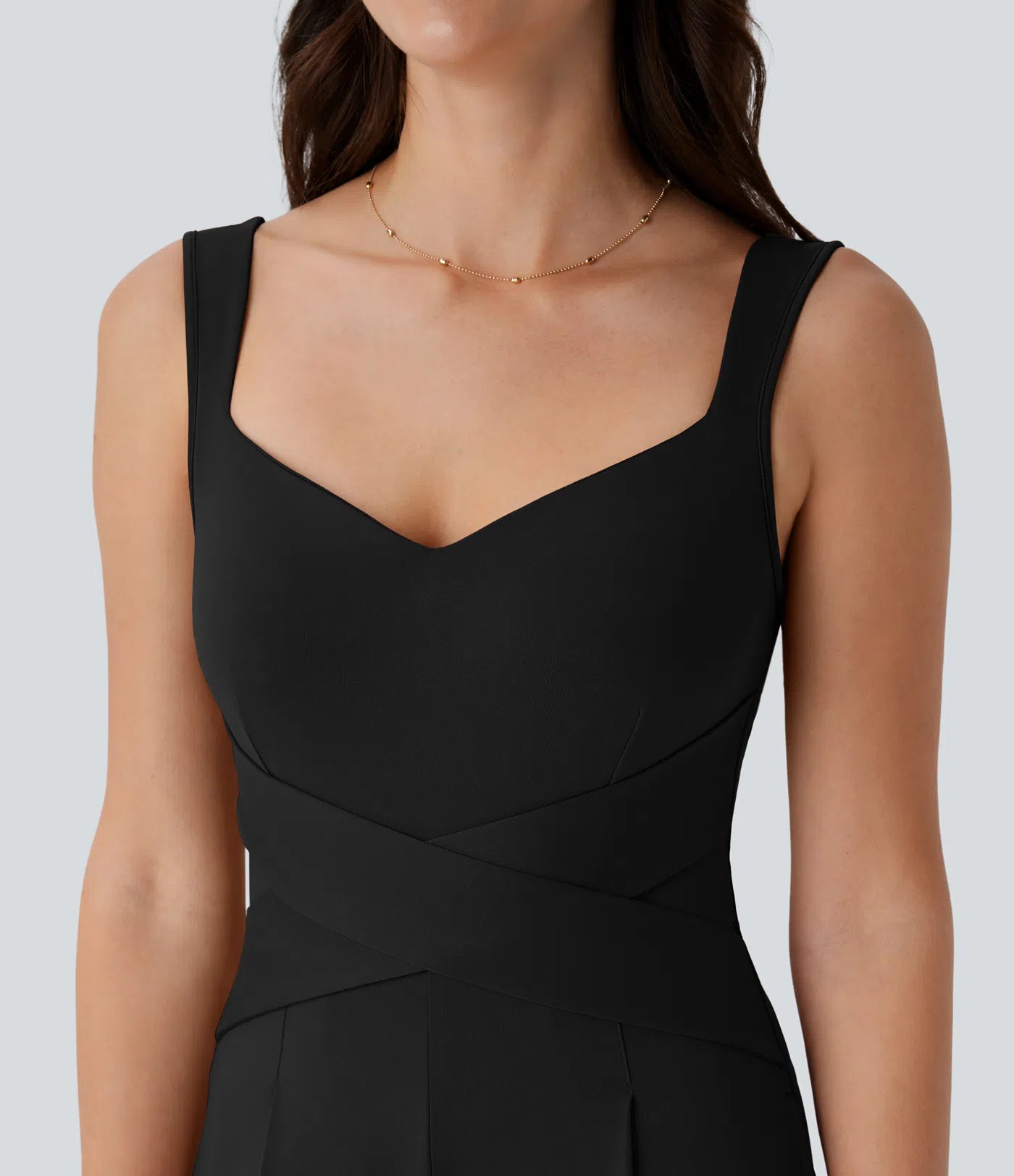 Julia | Mono casual con espalda descubierta y bolsillos laterales