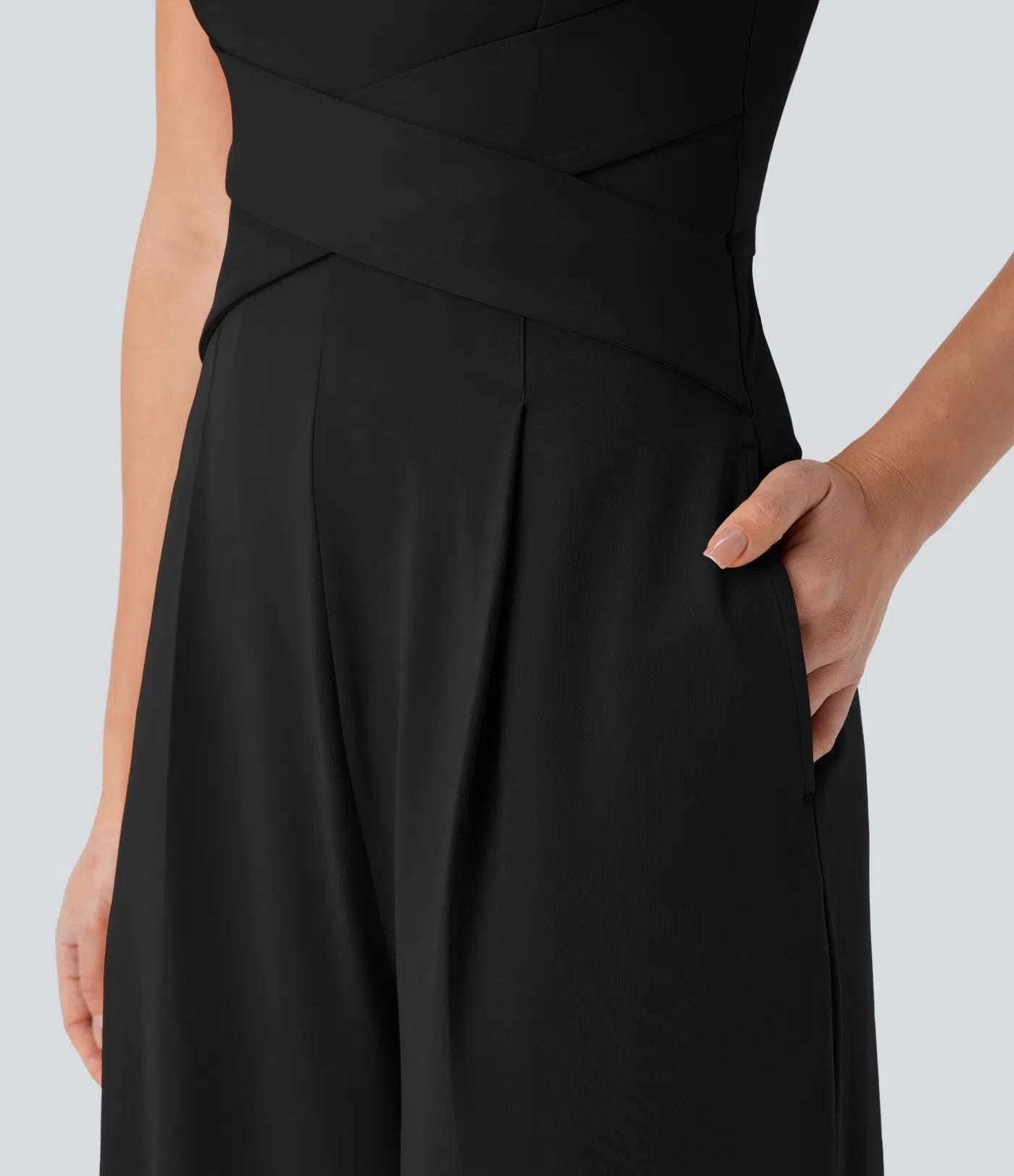 Julia | Mono casual con espalda descubierta y bolsillos laterales