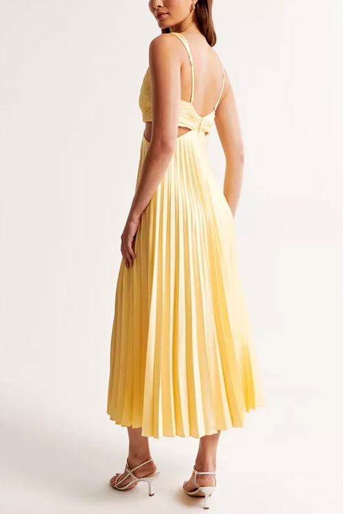 Elisa | Elegante vestido largo plisado