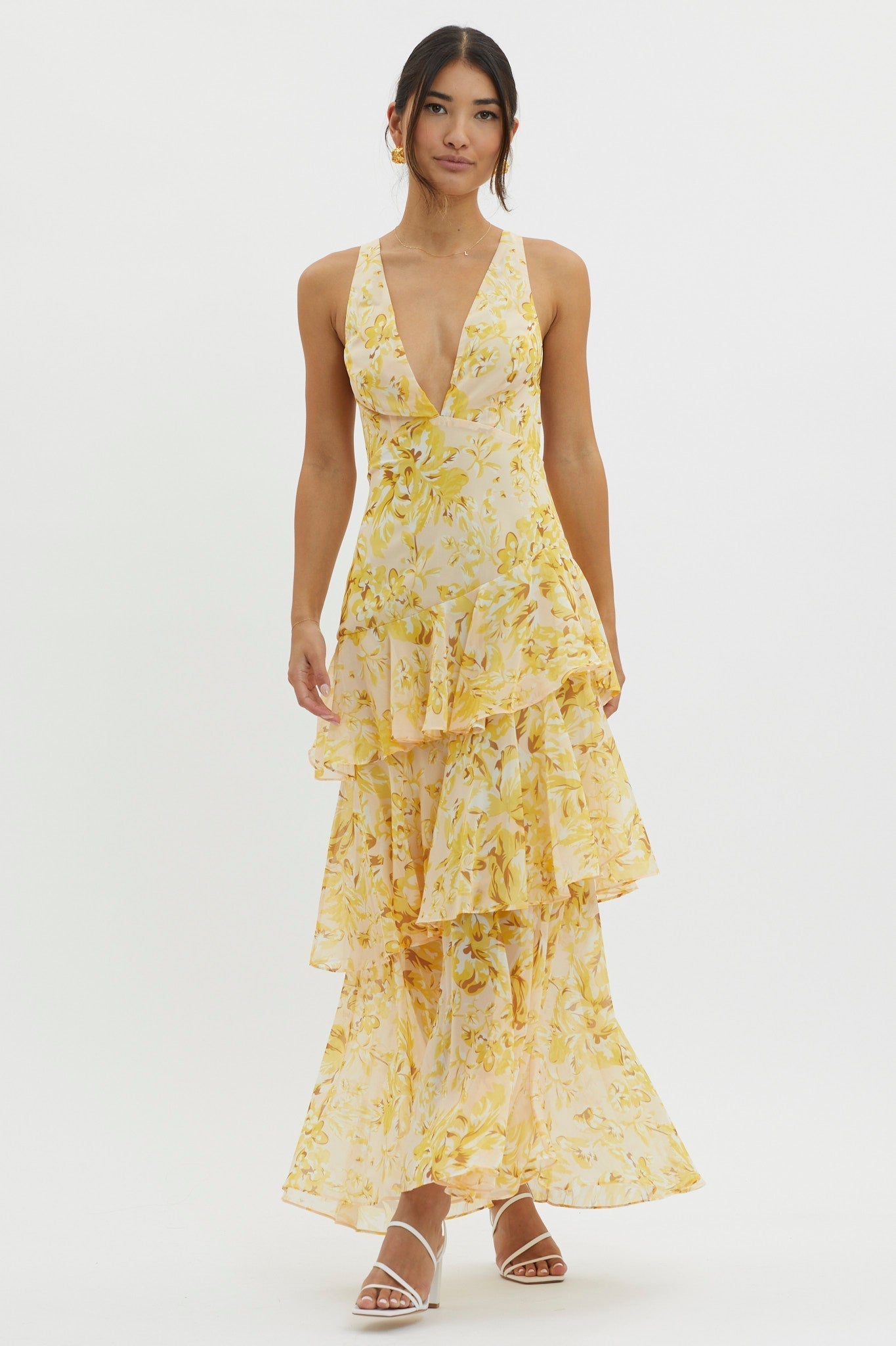 Faye™ | Vestido Midi Bloom Shift