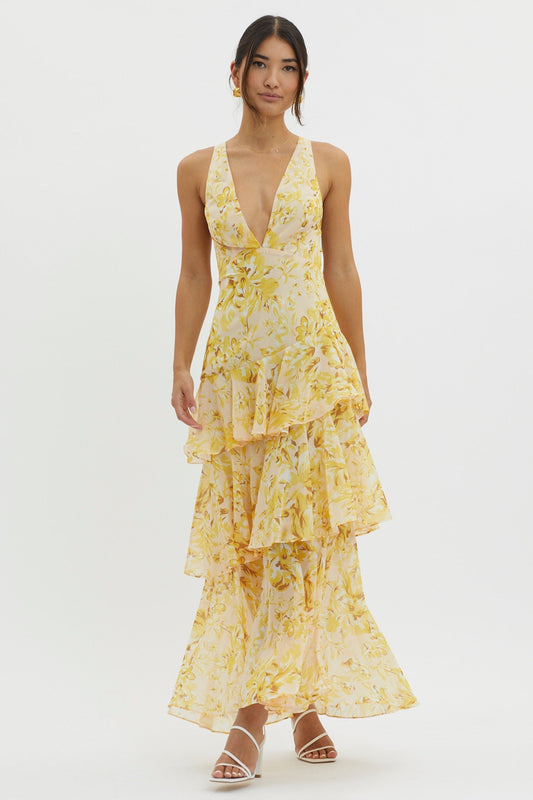 Faye™ | Vestido Midi Bloom Shift