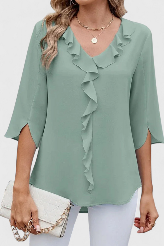 Rebeca | Blusa Casual con Corte y Estilo Sofisticado