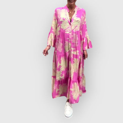 Mirone™ | Vestido largo con estampado floral