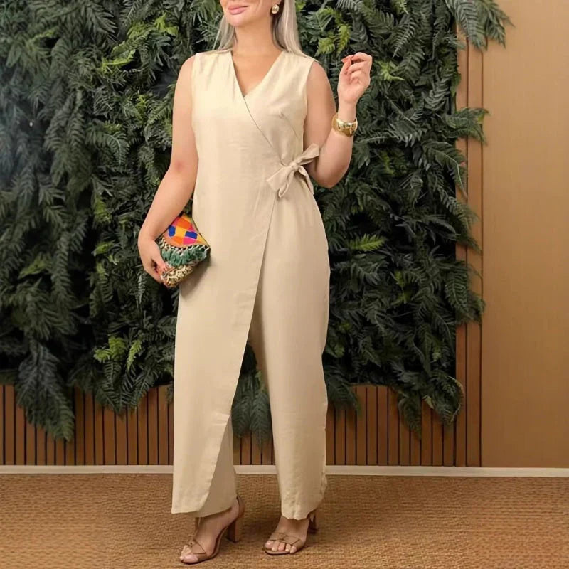 Inès | Elegante mono con cuello en V