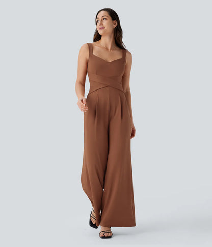 Julia | Mono casual con espalda descubierta y bolsillos laterales